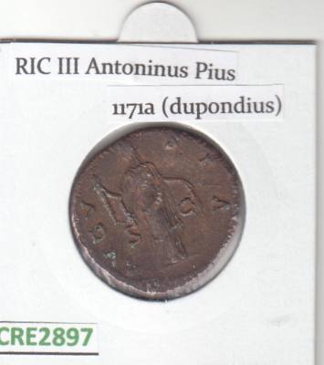 CRE2897 MONEDA ROMANA DUPONDIO VER DESCRIPCION EN FOTO