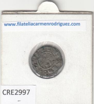 CRE2997 MONEDA  ESPAÑA DINERO DE PEPION TOLEDO ALFONSO VIII 1212-1214 PLATA