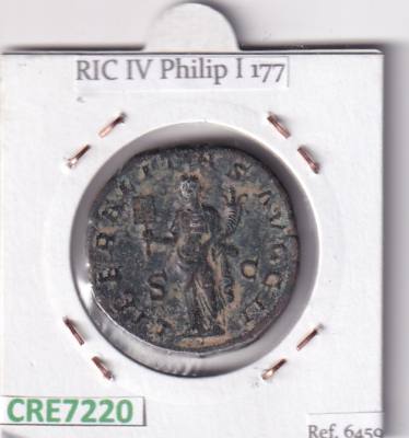 CRE7220 MONEDA ROMANA SESTERCIO FILIPO I VER DESCRIPCION EN FOTOS