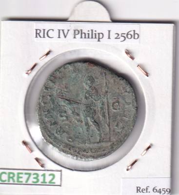 CRE7312 MONEDA ROMANA SESTERCIO ROMA FILIPO II FILIPO II 244-246