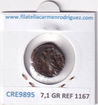 CRE9895 MONEDA TETRADRACMA ALEJAMDRIA SIGLO III BRONCE