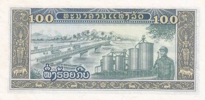 CRBX2895 BILLETE LAOS 100 KIPS 1979 SIN CIRCULAR