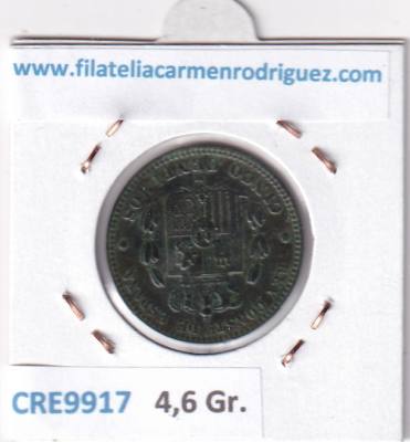 CRE9917 MONEDA ESPAÑA ALFONSO XII 5 CENTIMOS 1878 OM BARCELONA EBC