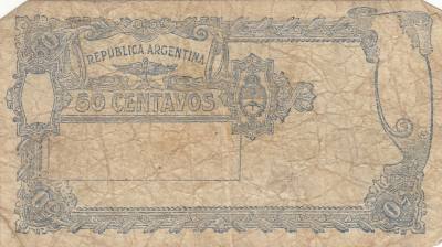 CRBX148 BILLETE ARGENTINA 50 CENTAVOS 1897 MC 