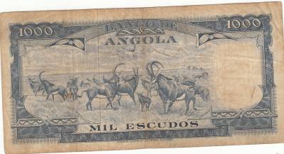 CRBX150 BILLETE ANGOLA 1000 ESCUDOS 1962 MC 