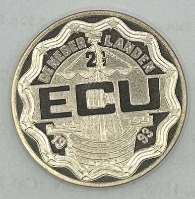 CREXP709 ESTUCHE MONEDA PAISES BAJOS 2,5 ECUS 1996 PLATA