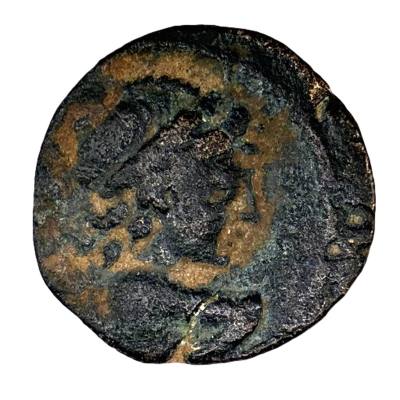 CRE7655 MONEDA GRIEGA DICHALKON ANTIOQUIA EROS TOCADO DE ISIS 139-138 A.C