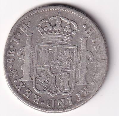 CRCAP141 MONEDA ESPAÑA FERNANDO VII 8 REALES 1809 MEXICO TH