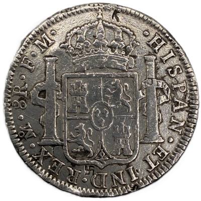 CRE5050 MONEDA ESPAÑA CARLOS IV 8 REALES 1794VMEXICO PLATA